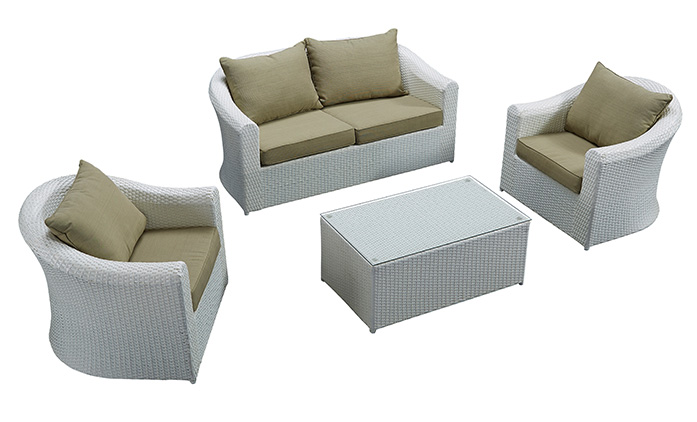 Outdoor-Sofa-Set, Gartensofa, Gartenmöbel (7)