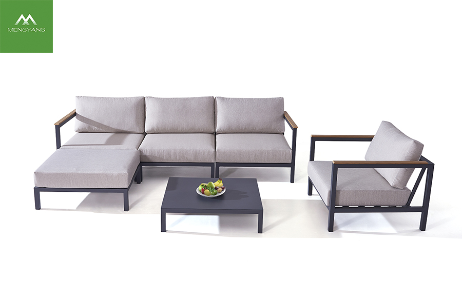 Outdoor-Sofa aus Aluminium