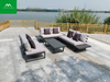 Modernes, luxuriöses Partysofa aus Aluminium für den Garten und die Terrasse